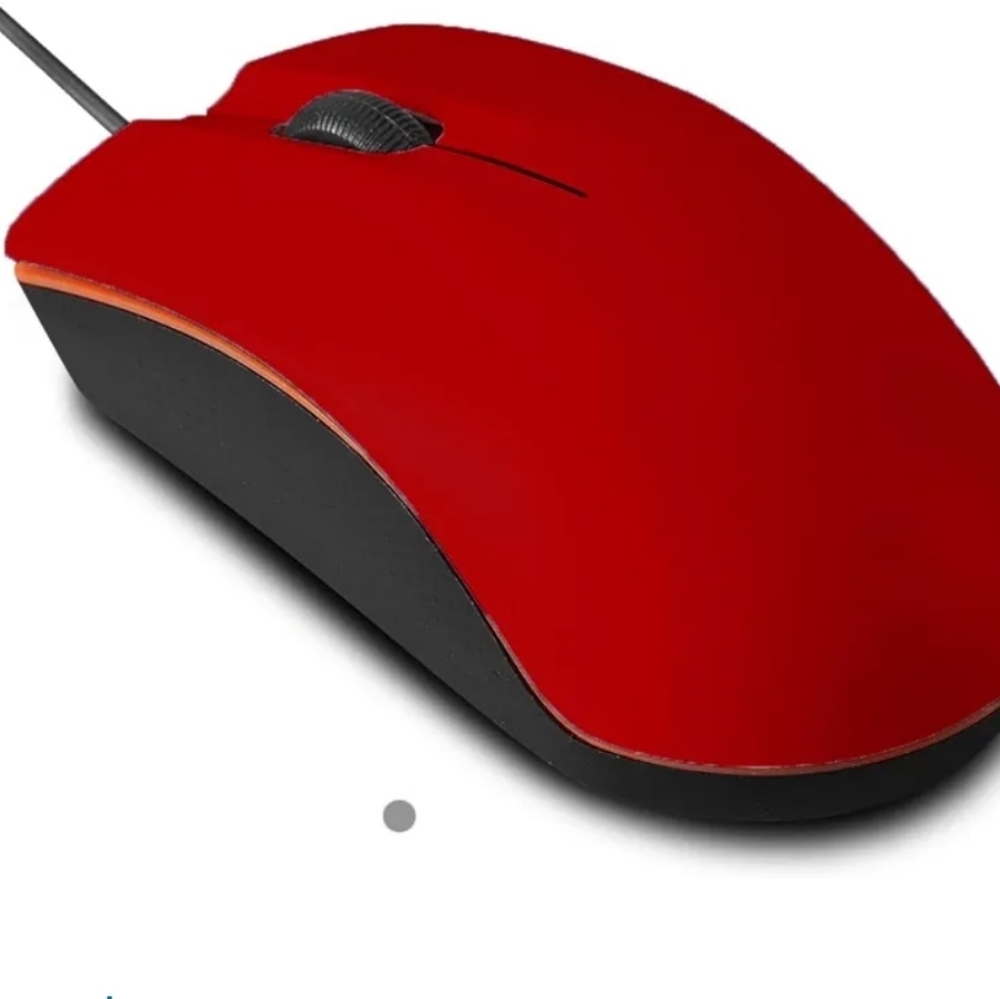 Guiheng Wired Mouse,‎ USB  Mouse for Right or Left Hand, Ergonomic Red NW…